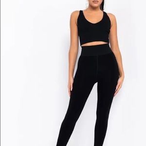 AKIRA WARMAF FLEECE LEGGINGS